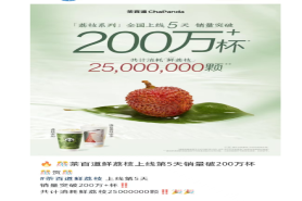 一杯难求！茶百道荔枝冰奶这波赢麻了还是翻车了？